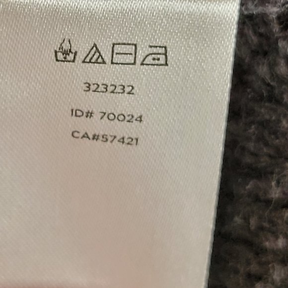 LOFT Dark Grey Women's Zip-Up Cable Knit Cardigan Sweater, Size L, NWOT - Picture 12 of 12